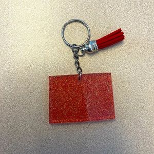 Handmade U.S. State Keychain - Wyoming